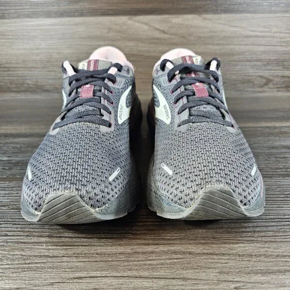 Brooks Adrenaline 22 GTS Rose Gray Shoes Sneakers 1203531B015 - Women's Size 10 - Picture 12 of 16